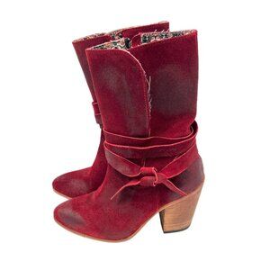 Freebird by Steven Suede Leather Heel Boots